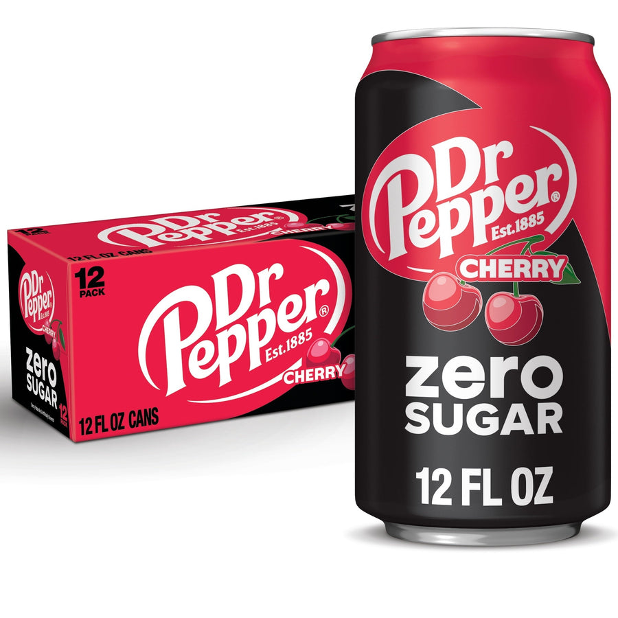 Dr Pepper Cherry Zero Sugar Soda L6